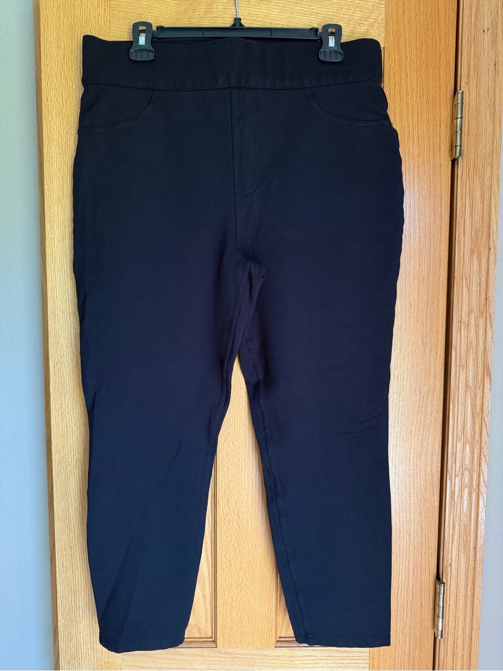 Spanx The Perfect Black Pant Backseam Skinny Ponte Pants Plus Size 1X